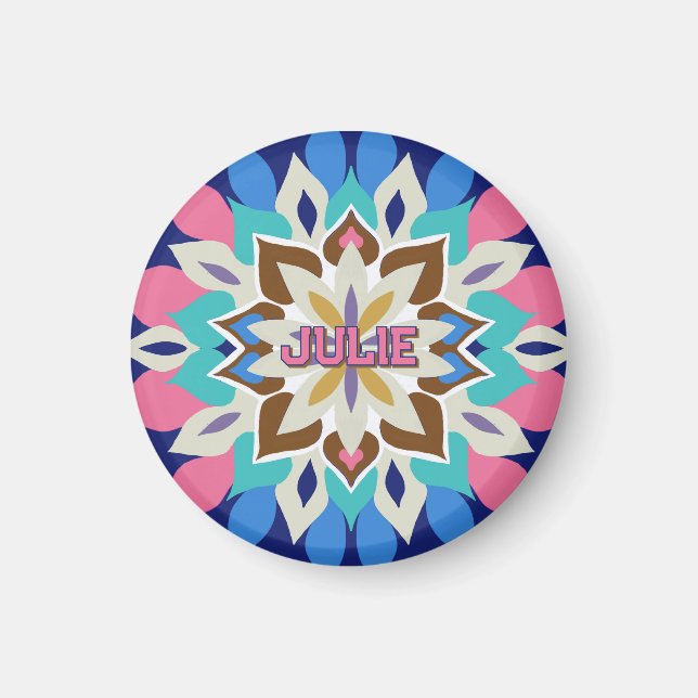 Blue Bayou Rund  Magnet (Framsidan)