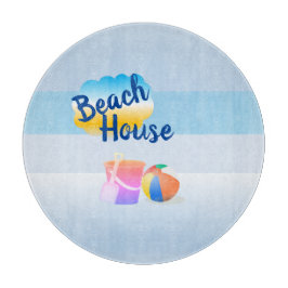 Blue Beach House Choppboard Board