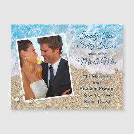 Blue Beach Vågar Sandy Toes Salty Kisses Photo