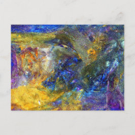 Blue Beast Running Vykort