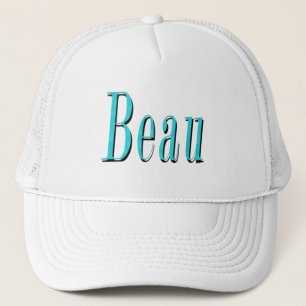 Blue Beau Namn Logotyp Keps