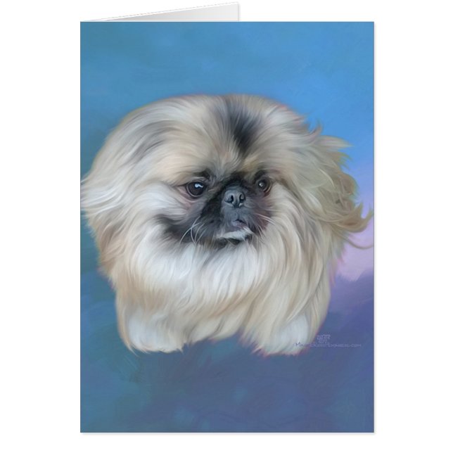 Blue Beauty Hälsningskort (Framsidan)