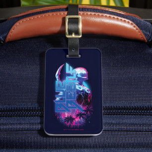 Blue Beetle Retrowave City Ljus Bagagebricka