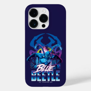 Blue Beetle Retrowave City Sunset