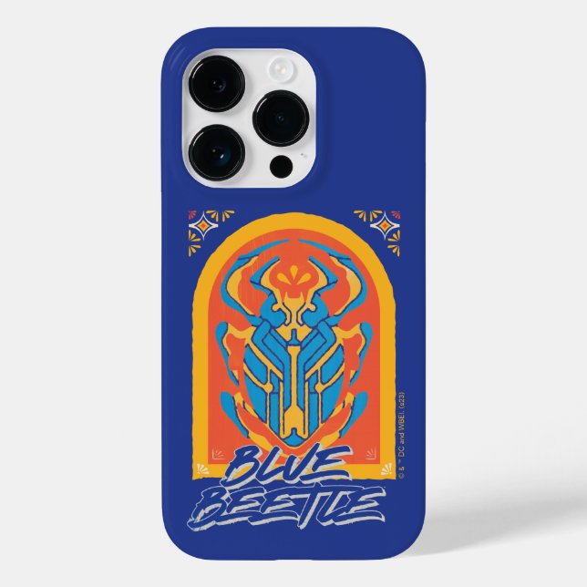 Blue Beetle Scarab Talavera Graphic (Baksida)