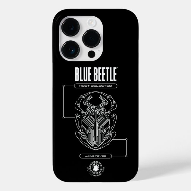 Blue Beetle Scarab Tech Graphic (Baksida)