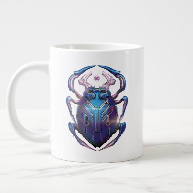 Blue Beetle Scarab Theatrical Poster Jumbo Mugg (Vänster)