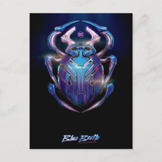 Blue Beetle Scarab Theatrical Poster Vykort