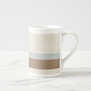 Blue Beige Brown Soft Polka dots Retro Background Benporslin Mugg