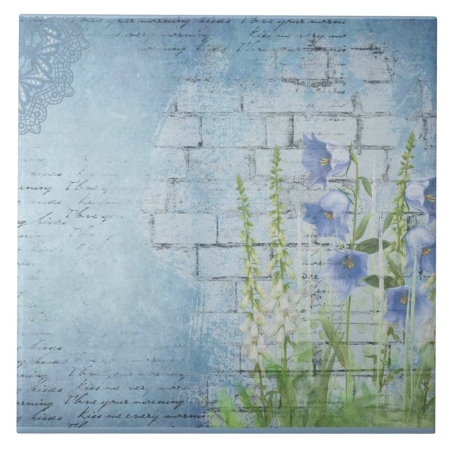 Blue Bell Garden  Kakelplatta (Framsidan)