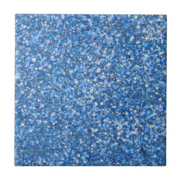 Blue Belle Färg Faux Glitter Ceramic Tile Kakelplatta