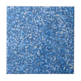 Blue Belle Färg Faux Glitter Ceramic Tile Kakelplatta
