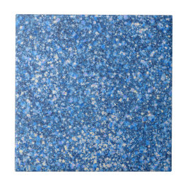 Blue Belle Färg Faux Glitter Kakelplatta