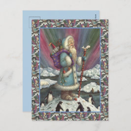 BLUE BELSNICKLE, NORDIN LJUS & PENGUINER HELG VYKORT