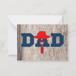 Blue best grandpa ever the times anteckningskort