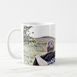 Blue best grandpa ever the times kaffemugg