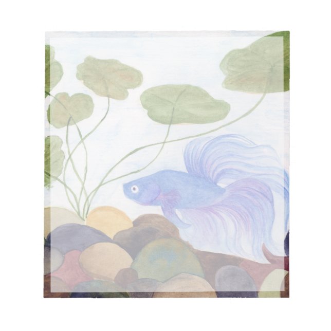 Blue Betta Anteckningsblock (Framsida)