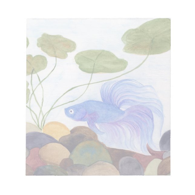 Blue Betta Anteckningsblock (Framsida)