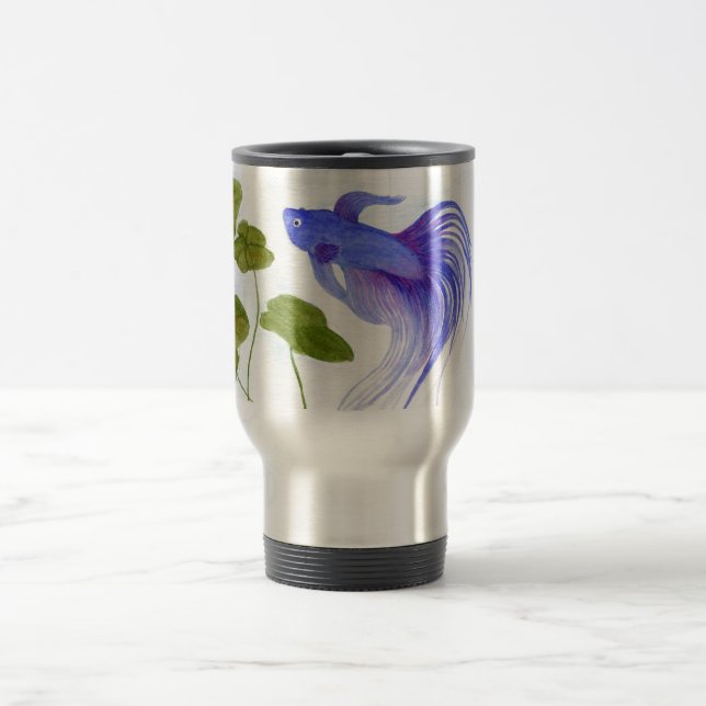 Blue Betta Fish Resemugg (Center)