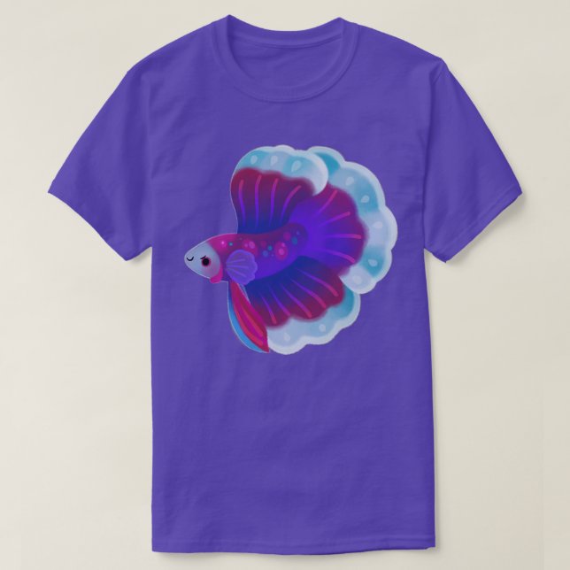 Blue Betta T Shirt (Design framsida)
