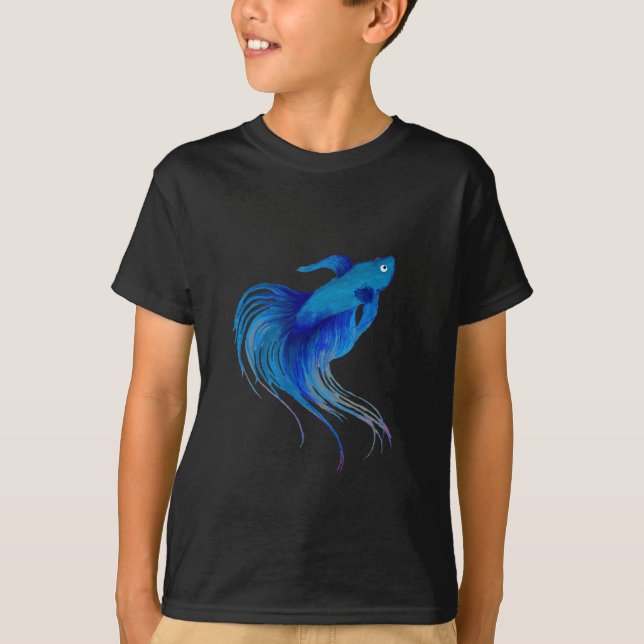 Blue Betta T Shirt (Framsida)