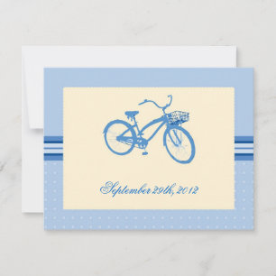 Blue Bicycle Spara datum meddelande