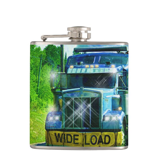 Blue Big Rig Truckers Lastbil & Highway Lastbil Fickplunta (Framsidan)