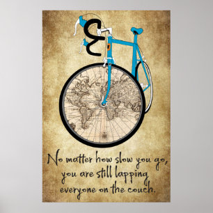 Blue Bike - Oavsett hur långsam du poster