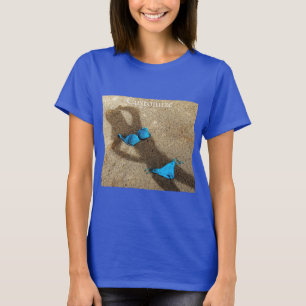 Blue Bikini Beach Sand Thunder_Cove T Shirt