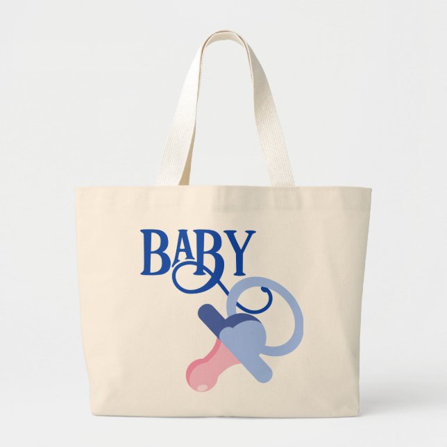 BLUE BINKY, BABY SHOWER JUMBO TYGKASSE (Framsidan)