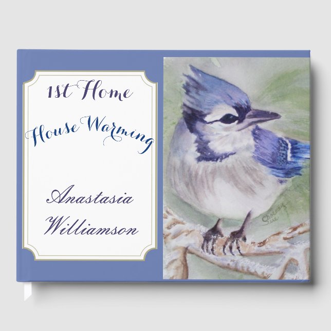 BLUE BIRD 1:A HUSHÅLLSDAGEN GÄSTBÖCKER (Framsida)