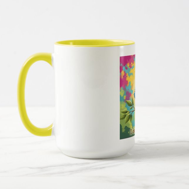 Blue Bird Coffee Mug Quote Mugg (Vänster)