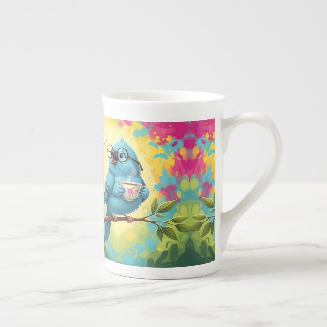   Blue Bird Cozy Specialty Mug Benporslin Mugg (Höger)