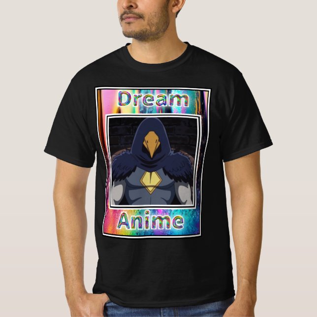 Blue Bird Dream Anime T Shirt (Framsida)