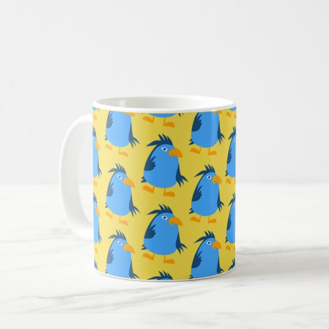 Blue Bird för barn Kaffemugg (Framsida vänster)
