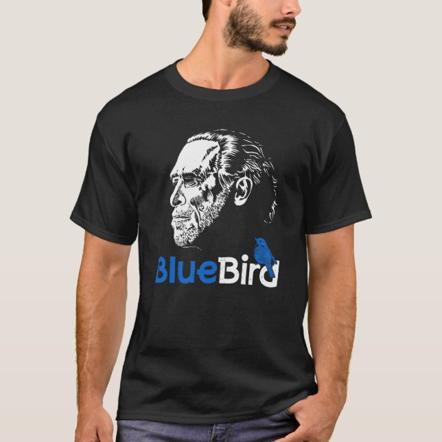 Blue Bird Girl T Shirt (Framsida)