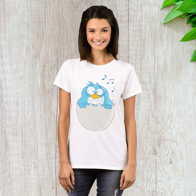 Blue Bird Hatching T Shirt (Skapare uppladdad)