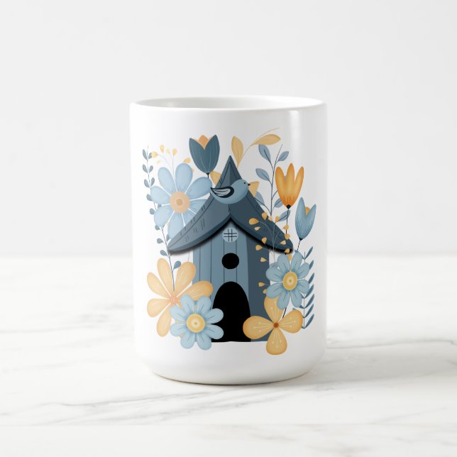 Blue Bird House Kaffemugg (Center)