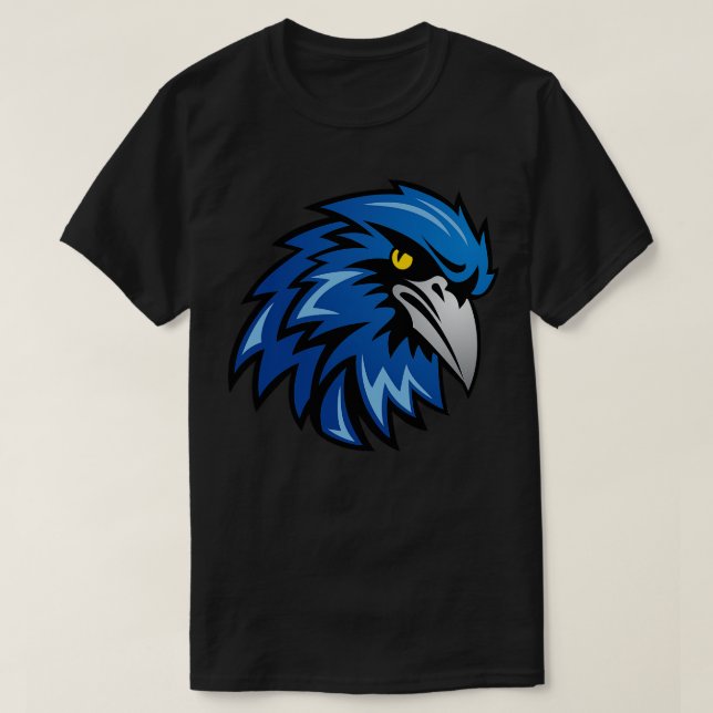 Blue Bird Mascot 1 T Shirt (Design framsida)