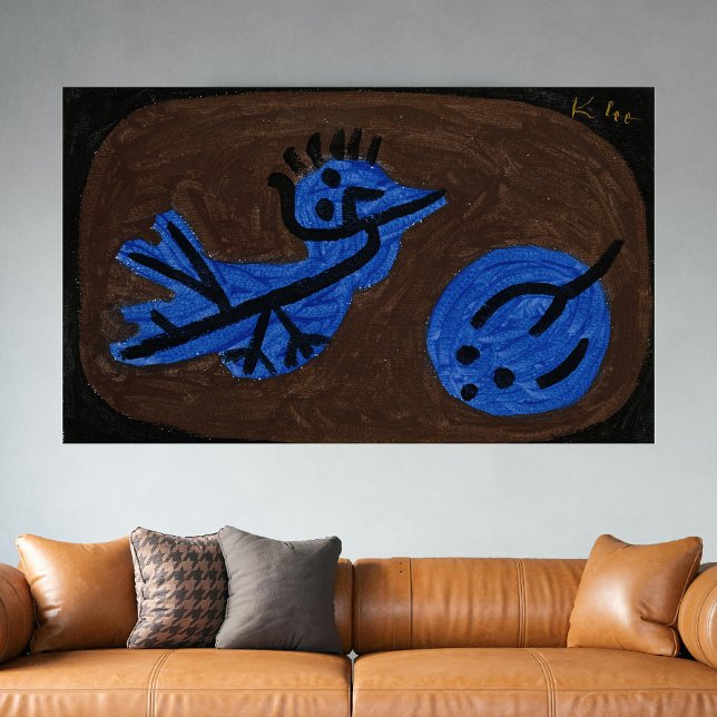 Blue Bird Pumpkin - Paul Klee 1939 Poster (Skapare uppladdad)