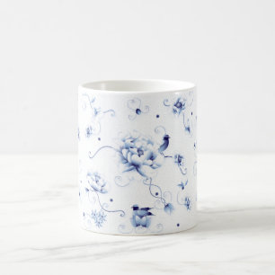 Blue Bird Ro Chinoiserie Blommigt Kaffemugg