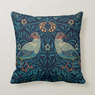 Blue Birds Mönster av William Morris Kudde