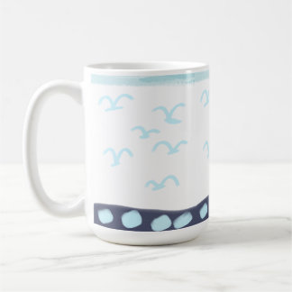 Blue birds mug-ceramic kaffemugg