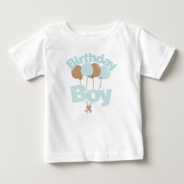 Blue Birthday Boy Tee (Framsida)