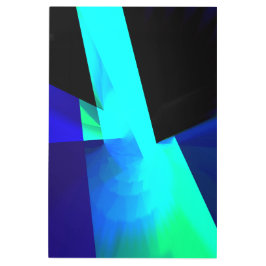 BLUE BLACK ABSTRAKT STRUKTUR METALL ART