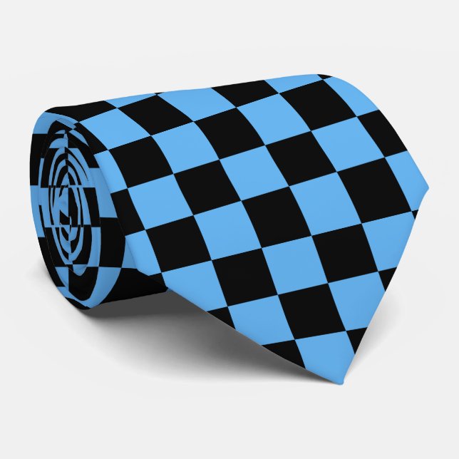 Blue black check tiled pattern  slips (Rullad)