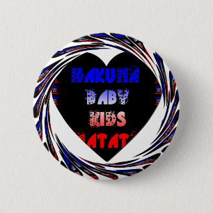 Blue Black Hakuna Matata Baby Kids Design.png Knapp