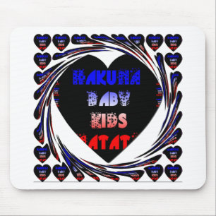 Blue Black Hakuna Matata Baby Kids Design.png Musmatta