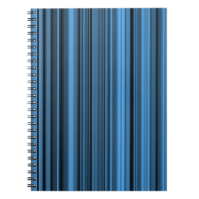 Blue Black Rand Anteckningsbok (Framsidan)