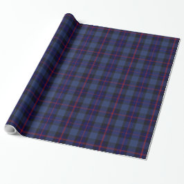 Blue Black Rosa Red Tartan Play Presentpapper
